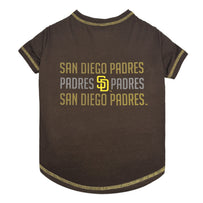 San Diego Padres Stripe Text Tee Shirt