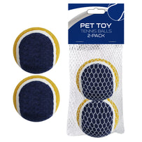 Generic 2pc Tennis Balls Blue/gold