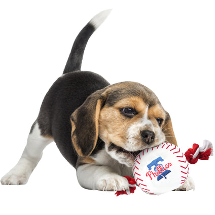 Philadelphia Phillies Nylon Baseball Rope Toy