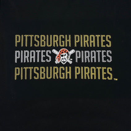 Pittsburgh Pirates Stripe Text Tee Shirt