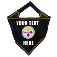 Pittsburgh Steelers Tie Around Bandana - Personalize