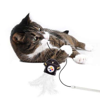 PITTSBURGH PIRATES TEAM JERSEY WAND WITH CAT NIP