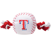 Texas Rangers Nylon Baseball Rope Toy