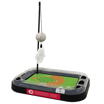 Cincinnati Reds Baseball Cat Scratcher Toy