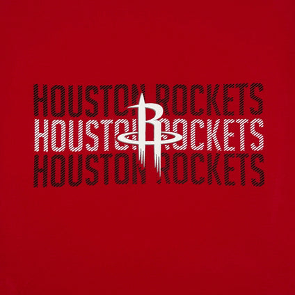 Houston Rockets Stripe Text Tee Shirt