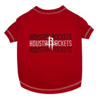 Houston Rockets Stripe Text Tee Shirt