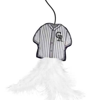 COLORADO ROCKIES TEAM JERSEY WAND WITH CAT NIP
