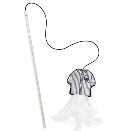 COLORADO ROCKIES TEAM JERSEY WAND WITH CAT NIP