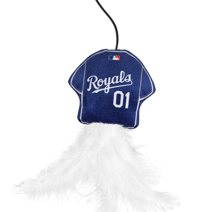 KANSAS CITY ROYALS TEAM JERSEY WAND WITH CAT NIP