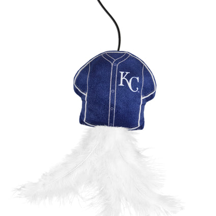 KANSAS CITY ROYALS TEAM JERSEY WAND WITH CAT NIP