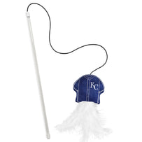 KANSAS CITY ROYALS TEAM JERSEY WAND WITH CAT NIP