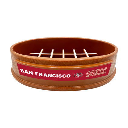 San Francisco 49ers Football Slow Feeder Bowl