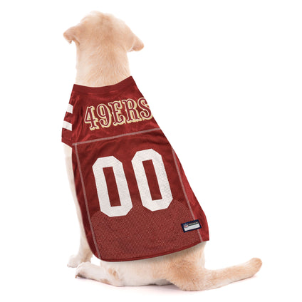 San Francisco 49ers Pet Striped Jersey