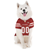 San Francisco 49ers Pet Striped Jersey