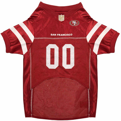 San Francisco 49ers Pet Striped Jersey