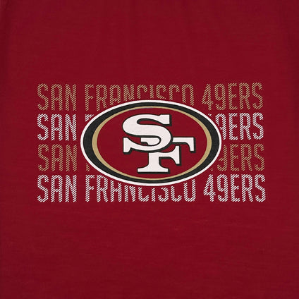 San Francisco 49ers Stripe Text Tee Shirt
