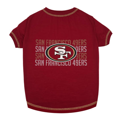 San Francisco 49ers Stripe Text Tee Shirt