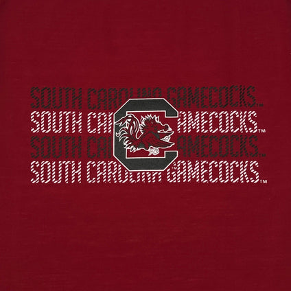 South Carolina Stripe Text Tee Shirt