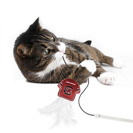 SOUTH CAROLINA GAMECOCKS TEAM JERSEY WAND WITH CAT NIP