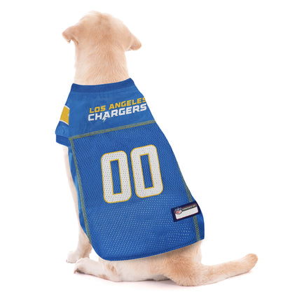 Los Angeles Chargers Pet Striped Jersey