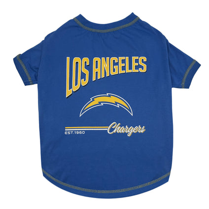 Los Angeles Chargers  Bold City Text Tee Shirt