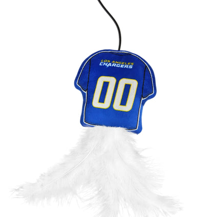 LOS ANGELES CHARGERS TEAM JERSEY WAND WITH CAT NIP