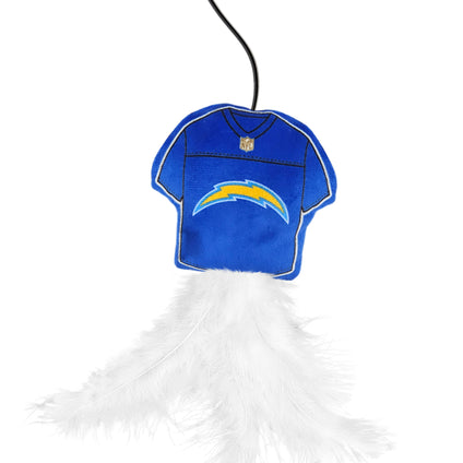 LOS ANGELES CHARGERS TEAM JERSEY WAND WITH CAT NIP