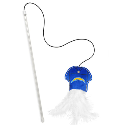 LOS ANGELES CHARGERS TEAM JERSEY WAND WITH CAT NIP