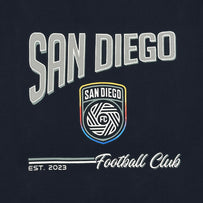 San Diego FC Stripe Text Tee Shirt