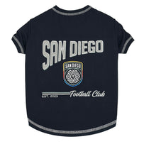 San Diego FC Stripe Text Tee Shirt