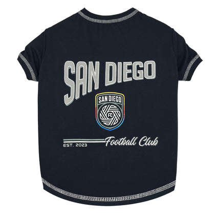 San Diego FC Stripe Text Tee Shirt