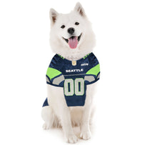 Seattle Seahawks Pet Striped Jersey