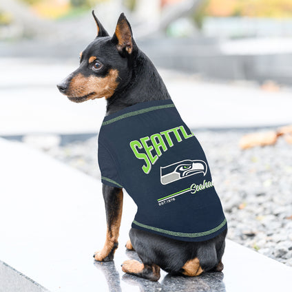 Seattle Seahawks Bold City Text Tee Shirt
