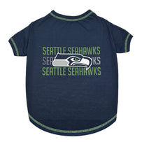Seattle Seahawks Stripe Text Tee Shirt