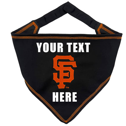 San Francisco Giants Tie Around Bandana - Personalize