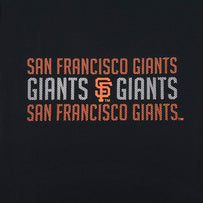 San Francisco Giants Stripe Text Tee Shirt
