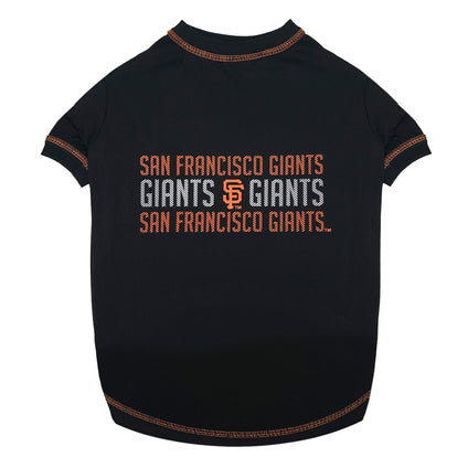 San Francisco Giants Stripe Text Tee Shirt