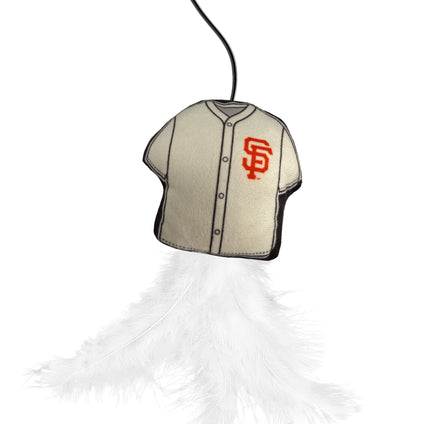 SAN FRANCISCO GIANTS TEAM JERSEY WAND WITH CAT NIP