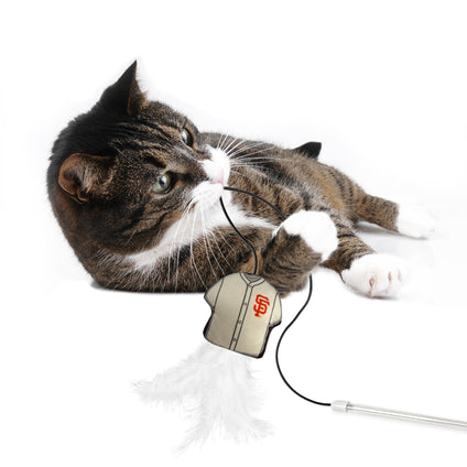 SAN FRANCISCO GIANTS TEAM JERSEY WAND WITH CAT NIP