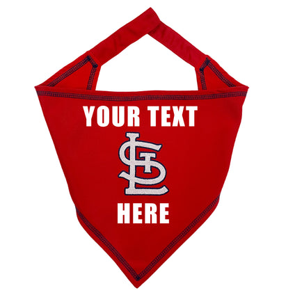 St Louis Cardinals Tie Around Bandana - Personalize