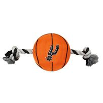 San Antonio Spurs Basketball Rope Toy