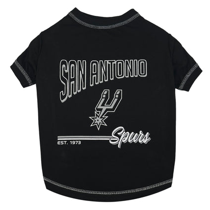 San Antonio Spurs Pet Bold City Text Tee Shirt