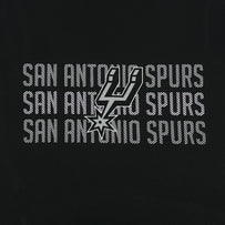San Antonio Spurs Pet Stripe Text Tee Shirt