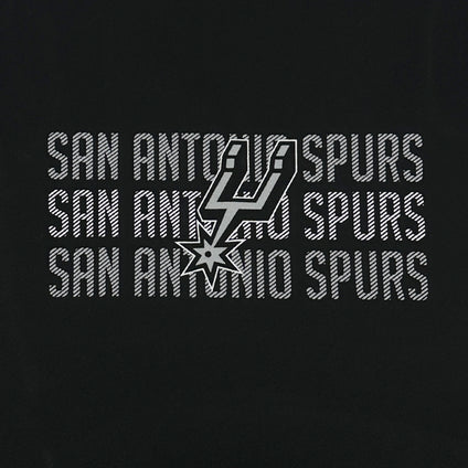 San Antonio Spurs Pet Stripe Text Tee Shirt