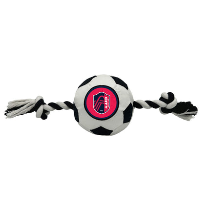 St. Louis FC Soccer Ball Rope Toy