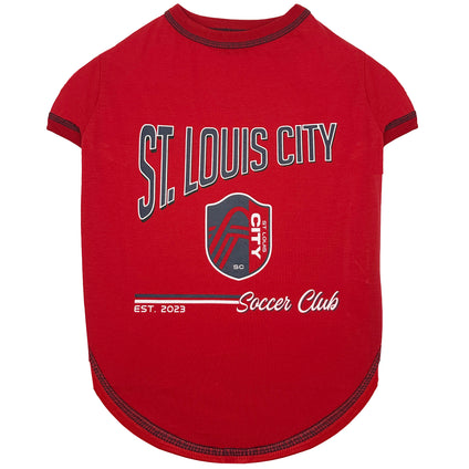 St. Louis SC Stripe Text Tee Shirt