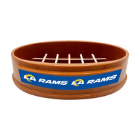 Los Angeles Rams Football Slow Feeder Bowl