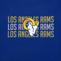Los Angeles Rams Stripe Text Tee Shirt