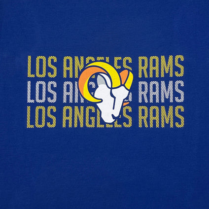 Los Angeles Rams Stripe Text Tee Shirt