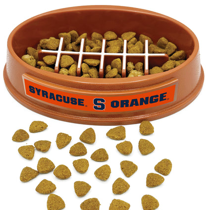 Syracuse Football Slow Feeder Bowl